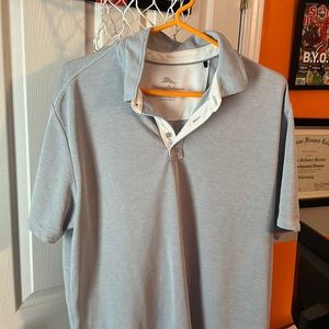 Men’s Large Light Grey Tommy Bahama Used Polo